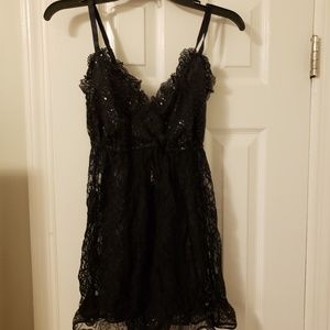 2 PC Black lace nightie